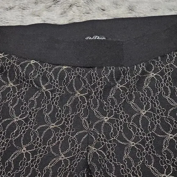 BeBop Black/gold Lace Ponte Leggings Size S NWOT - Picture 6 of 9